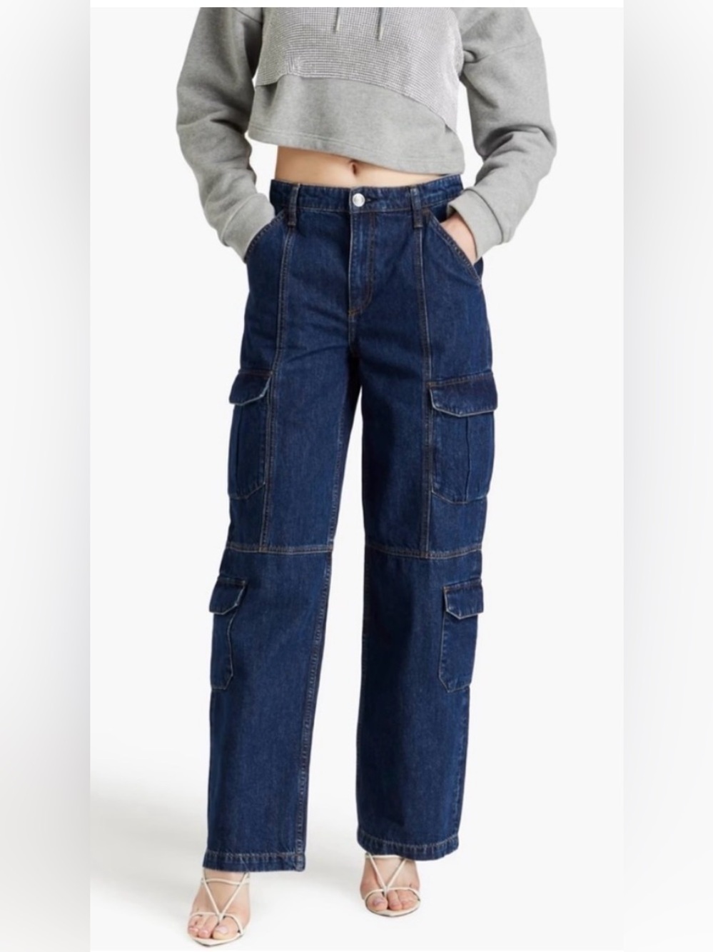 Rag & Bone Cailyn Ari Cargo Jeans Size 24